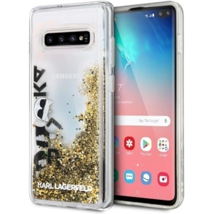 Kup Karl Lagerfeld KLHCS10PROGO S10 Plus G975 czarno-złoty/black & gold hard case Glitter - KLD239BLKGLD - {ean13} - Sklep Home Screen