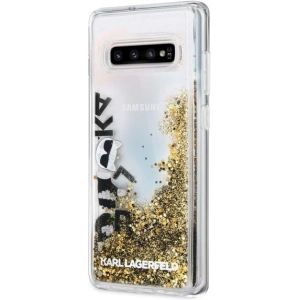 Kup Karl Lagerfeld KLHCS10PROGO S10 Plus G975 czarno-złoty/black & gold hard case Glitter - KLD239BLKGLD - {ean13} - Sklep Home Screen