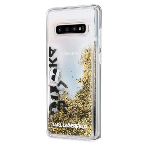 Buy Karl Lagerfeld KLHCS10PROGO S10 Plus G975 black & gold hard case Glitter - KLD239BLKGLD - {ean13} - Home Screen Store Europe