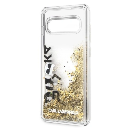 Kup Karl Lagerfeld KLHCS10PROGO S10 Plus G975 negru-auriu/black & gold hard case Glitter - KLD239BLKGLD - {ean13} - Sklep Home Screen