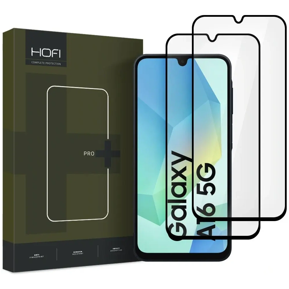 Szkło hartowane Hofi Glass Pro+ Samsung Galaxy A16 4G / 5G Black [2 PACK]
