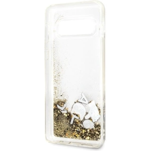 Kup Karl Lagerfeld KLHCS10ROGO S10 G973 czarno-złoty/black & gold hard case Glitter - KLD240BLKGLD - {ean13} - Sklep Home Screen