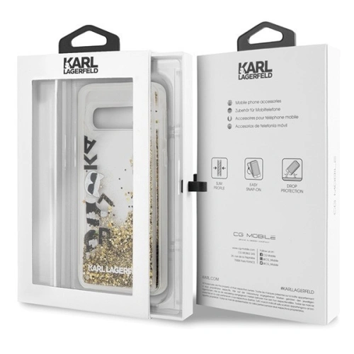 Kup Karl Lagerfeld KLHCS10ROGO S10 G973 schwarz & gold/schwarz & gold Hartschalenkoffer Glitter - KLD240BLKGLD - {ean13} - Sklep Home Screen