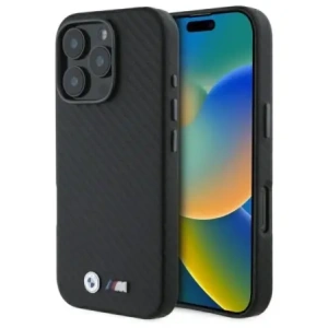 Kup BMW BMHCP16L23PUFWC Apple iPhone 16 Pro Hardcase Carbon umwickelt Metall schwarz - BMW691 - {ean13} - Sklep Home Screen