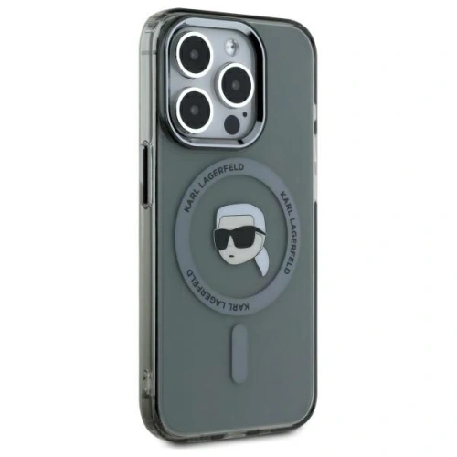 Kup Etui Karl Lagerfeld KLHMP15LHLSKIK Apple iPhone 15 Pro hardcase IML Metal Karl Head MagSafe černý/black - KLD21790 - {ean13} - Sklep Home Screen