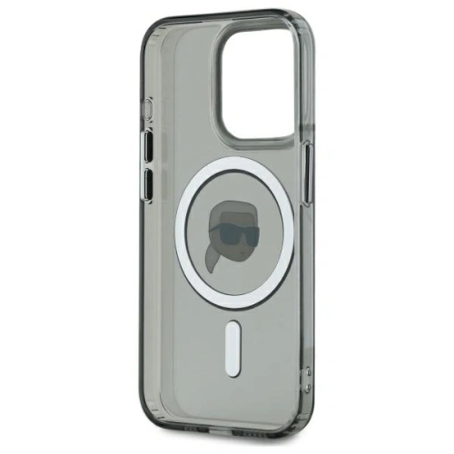 Kup Karl Lagerfeld KLHMP15LHLSKIK Apple iPhone 15 Pro Hardcase IML Metall Karl Kopf MagSafe schwarz - KLD21790 - {ean13} - Sklep Home Screen