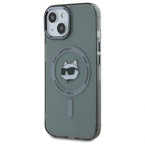 Kup Karl Lagerfeld KLHMP15SHLSCHK Apple iPhone 15 husă hardcase IML Metal Choupette Head MagSafe neagră - KLD21791 - {ean13} - Sklep Home Screen