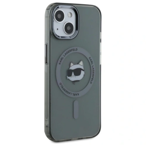 Kup Karl Lagerfeld KLHMP15SHLSCHK Apple iPhone 15 husă hardcase IML Metal Choupette Head MagSafe neagră - KLD21791 - {ean13} - Sklep Home Screen