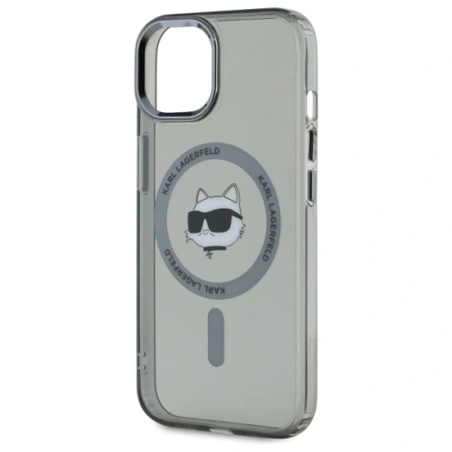 Kup Karl Lagerfeld KLHMP15SHLSCHK Apple iPhone 15 husă hardcase IML Metal Choupette Head MagSafe neagră - KLD21791 - {ean13} - Sklep Home Screen