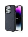 Mercedes MEHMP15L23RCMV Apple iPhone 15 Pro husă din piele netedă MagSafe albastră marină