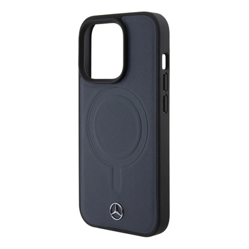 Kup Etui Mercedes MEHMP15L23RCMV Apple iPhone 15 Pro hardcase Smooth Leather MagSafe granatowy/navy - MRS220 - {ean13} - Sklep Home Screen