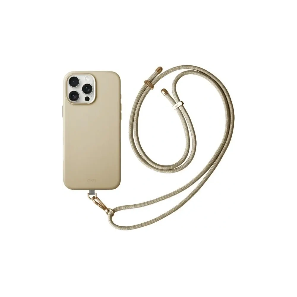 Etui UNIQ Coehl Muse Apple iPhone 16 Pro Magnetic Charging kremowy/cream