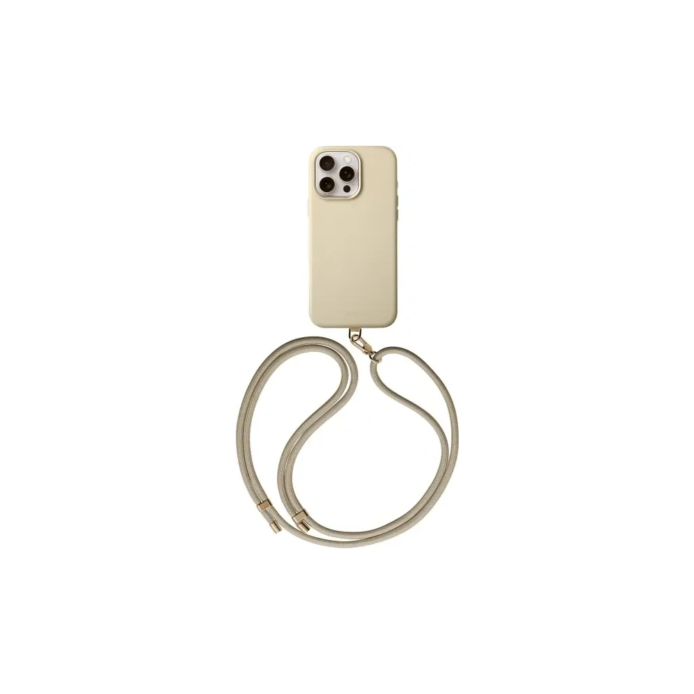 Etui UNIQ Coehl Muse Apple iPhone 16 Pro Magnetic Charging kremowy/cream