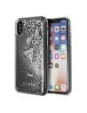 Etui Guess GUHCPXGLUFLSI Apple iPhone X/XS ezüst kemény tok Csillámos folyadék
