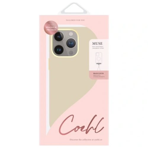 Kup Etui UNIQ Coehl Muse Apple iPhone 16 Pro Max Magnetic Charging krémový/cream - UNIQ1378 - {ean13} - Sklep Home Screen