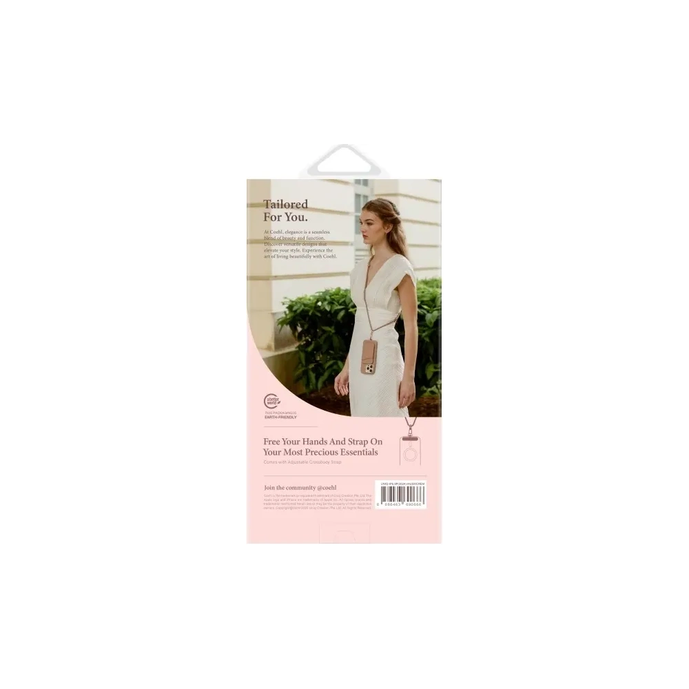 Etui UNIQ Coehl Muse Apple iPhone 16 Pro Max Magnetic Charging kremowy/cream