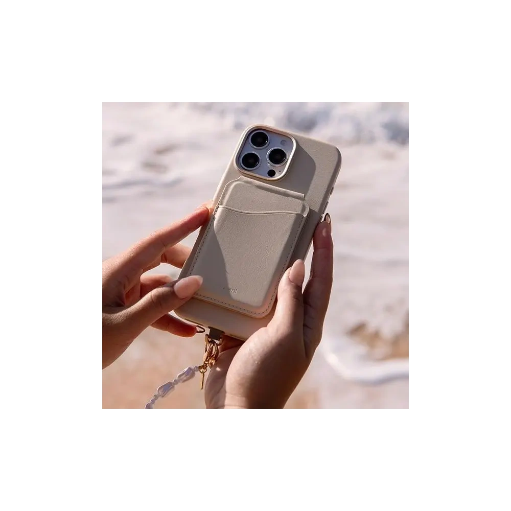 Etui UNIQ Coehl Muse Apple iPhone 16 Pro Max Magnetic Charging kremowy/cream