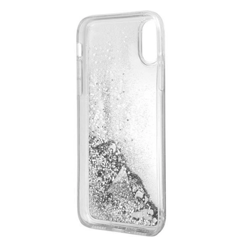 Kup Guess Apple Tasche GUHCPXGLUFLSI iPhone X/XS silber/silberne Hartschale Glitter Liquid - GUE321SLV - {ean13} - Sklep Home Screen