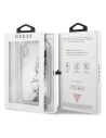 Kup Guess Apple Tasche GUHCPXGLUFLSI iPhone X/XS silber/silberne Hartschale Glitter Liquid - GUE321SLV - {ean13} - Sklep Home Screen