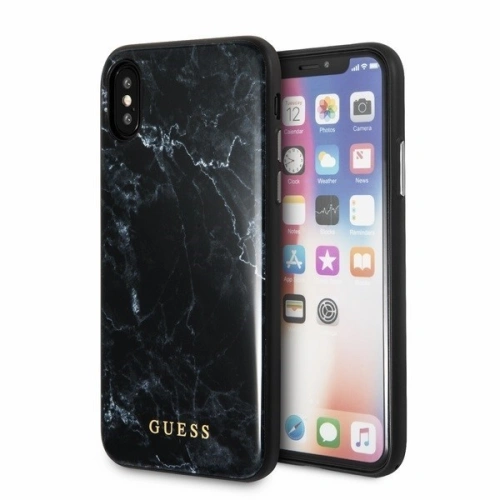 Kup Etui Guess GUHCPXHYMABK Apple iPhone X/XS černý/black Marble - GUE323BLK - {ean13} - Sklep Home Screen