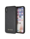 Guess Apple Tasche GUHCPXIGLBK iPhone X/XS schwarz/schwarz Hartschalenetui Iridescent