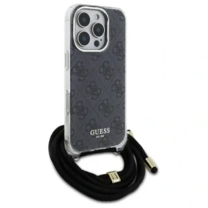 Kup Guess GUHCP16LHC4SEK Apple iPhone 16 Pro Hardcase Crossbody Cord 4G Print schwarz - GUE4094 - {ean13} - Sklep Home Screen