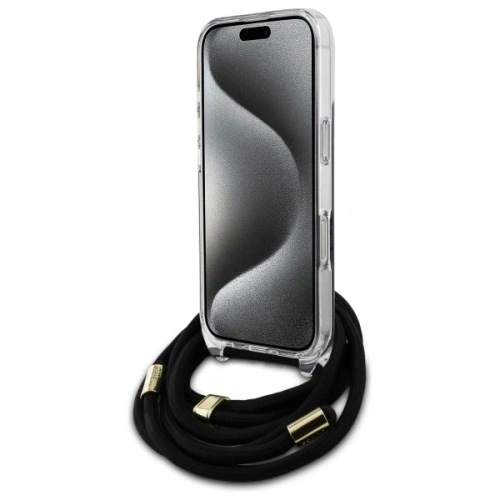 Kup Guess GUHCP16LHC4SEK Apple iPhone 16 Pro kemény ház Crossbody Kábel 4G Nyomtatás fekete - GUE4094 - {ean13} - Sklep Home Screen