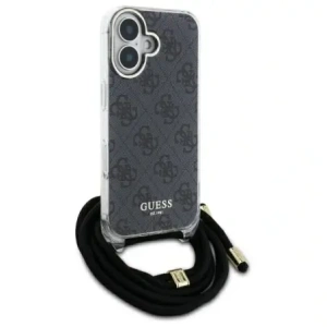 Kup Guess GUHCP16LHC4SEK Apple iPhone 16 Pro Hardcase Crossbody Cord 4G Print schwarz - GUE4094 - {ean13} - Sklep Home Screen
