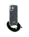 Kup Guess GUHCP16LHC4SEK Apple iPhone 16 Pro husă dură Crossbody Cord 4G Print negru - GUE4094 - {ean13} - Sklep Home Screen