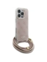 Kup Guess GUHCP16LHC4SEP Apple iPhone 16 Pro carcasă solidă Crossbody Cord 4G Print roz - GUE4095 - {ean13} - Sklep Home Screen