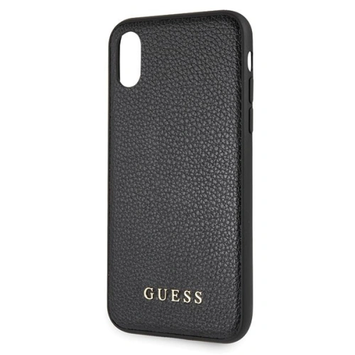 Kup Guess Apple Tasche GUHCPXIGLBK iPhone X/XS schwarz/schwarz Hartschalenetui Iridescent - GUE325BLK - {ean13} - Sklep Home Screen