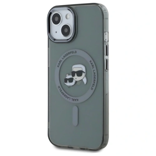 Kup Etui Karl Lagerfeld KLHMP15SHLSKCK Apple iPhone 15 hardcase IML Metal Karl&Choupette Head MagSafe czarny/black - KLD21792 - {ean13} - Sklep Home Screen
