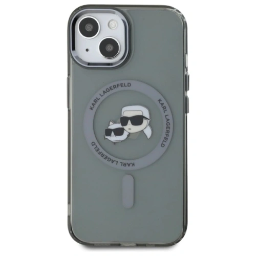Kup Etui Karl Lagerfeld KLHMP15SHLSKCK Apple iPhone 15 hardcase IML Metal Karl&Choupette Head MagSafe czarny/black - KLD21792 - {ean13} - Sklep Home Screen