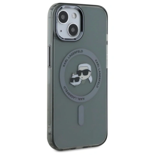 Kup Etui Karl Lagerfeld KLHMP15SHLSKCK Apple iPhone 15 hardcase IML Metal Karl&Choupette Head MagSafe czarny/black - KLD21792 - {ean13} - Sklep Home Screen
