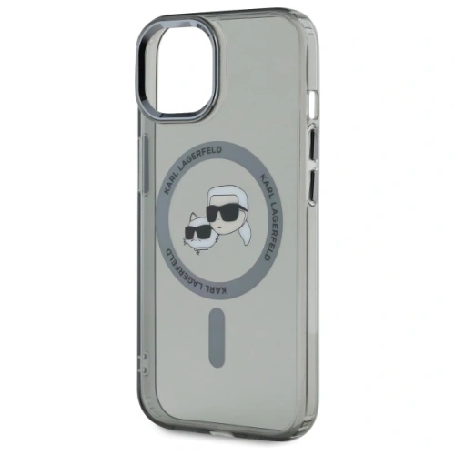 Kup Etui Karl Lagerfeld KLHMP15SHLSKCK Apple iPhone 15 hardcase IML Metal Karl&Choupette Head MagSafe czarny/black - KLD21792 - {ean13} - Sklep Home Screen
