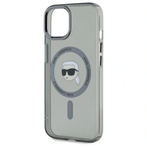 Kup Etui Karl Lagerfeld KLHMP15SHLSKIK Apple iPhone 15 hardcase IML Metal Karl Head MagSafe czarny/black - KLD21793 - {ean13} - Sklep Home Screen