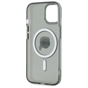 Kup Etui Karl Lagerfeld KLHMP15SHLSKIK Apple iPhone 15 hardcase IML Metal Karl Head MagSafe czarny/black - KLD21793 - {ean13} - Sklep Home Screen
