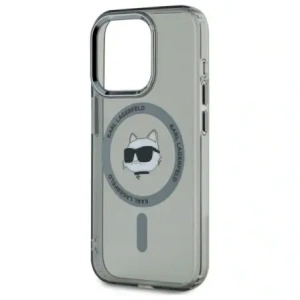 Kup Karl Lagerfeld KLHMP15XHLSCHK Apple iPhone 15 Pro Max Hardcase IML Metall Choupette Kopf MagSafe schwarz - KLD21794 - {ean13} - Sklep Home Screen