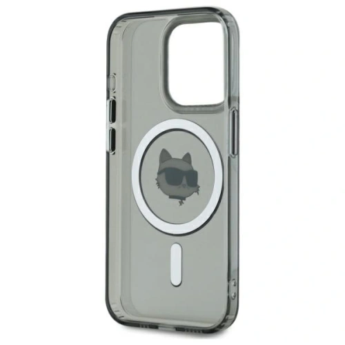Kup Karl Lagerfeld KLHMP15XHLSCHK Apple iPhone 15 Pro Max Hardcase IML Metall Choupette Kopf MagSafe schwarz - KLD21794 - {ean13} - Sklep Home Screen