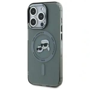 Kup Karl Lagerfeld KLHMP15XHLSKCK Apple iPhone 15 Pro Max Hardcase IML Metall Karl&Choupette Kopf MagSafe schwarz - KLD21795 - {ean13} - Sklep Home Screen