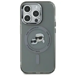 Kup Karl Lagerfeld KLHMP15XHLSKCK Apple iPhone 15 Pro Max Hardcase IML Metall Karl&Choupette Kopf MagSafe schwarz - KLD21795 - {ean13} - Sklep Home Screen