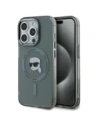 Etui Karl Lagerfeld KLHMP15XHLSKIK Apple iPhone 15 Pro Max hardcase IML Metal Karl Head MagSafe černý/black