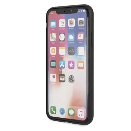Kup Guess Apple Tasche GUHCPXIGLBK iPhone X/XS schwarz/schwarz Hartschalenetui Iridescent - GUE325BLK - {ean13} - Sklep Home Screen