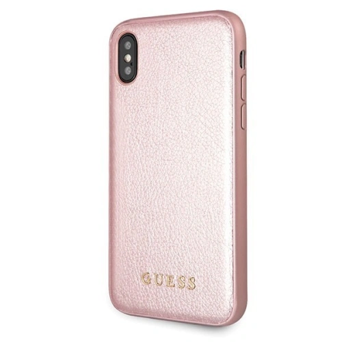 Kup Etui Guess GUHCPXIGLRG Apple iPhone X/XS růžově zlatý/hard case Iridescent - GUE327RS - {ean13} - Sklep Home Screen