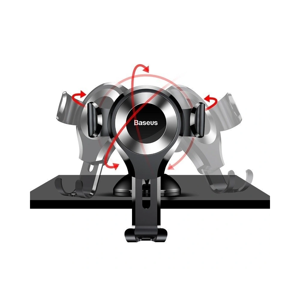 [OUTLET] Samochodowy uchwyt grawitacyjny Baseus Osculum do telefonu (srebrny)