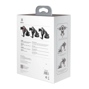 Buy [OUTLET] Gravity car mount Baseus Osculum for phone (silver) - OT-780 - {ean13} - Home Screen Store Europe
