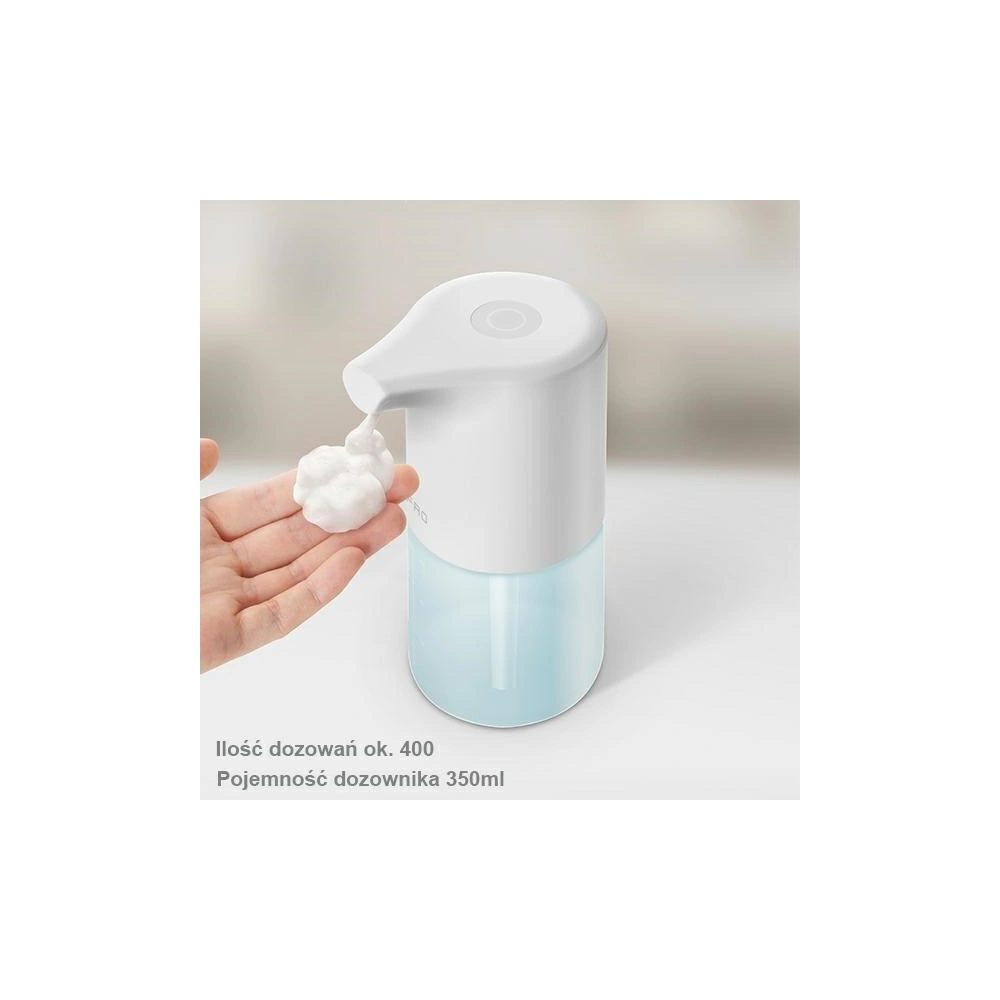 [OUTLET] LYFRO Veso automatyczny dozownik do mydła biały/white