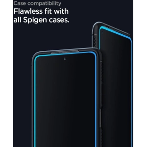 Kup [OUTLET] Gehärtetes Glas Spigen GLAS.tR Slim Xiaomi Mi 10T/10T Pro Schwarz - OT-784 - {ean13} - Sklep Home Screen