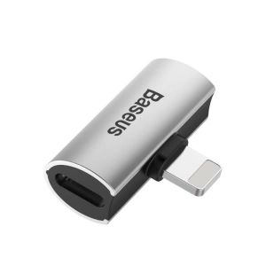 Kup [OUTLET] Audio Adapter Baseus L46 Lightning zu 2x Lightning (silber-schwarz) - OT-786 - {ean13} - Sklep Home Screen