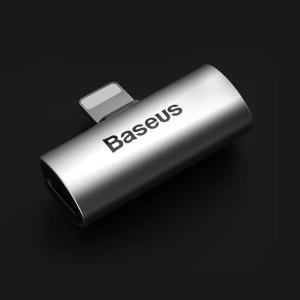 Kup [OUTLET] Audio Adapter Baseus L46 Lightning zu 2x Lightning (silber-schwarz) - OT-786 - {ean13} - Sklep Home Screen